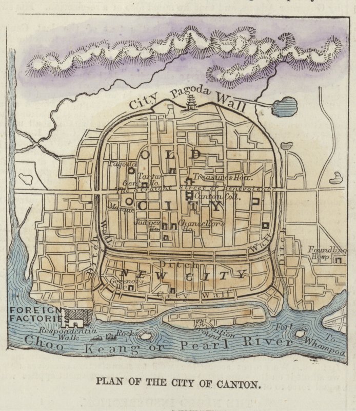 Kanton város terve alkotó: English School