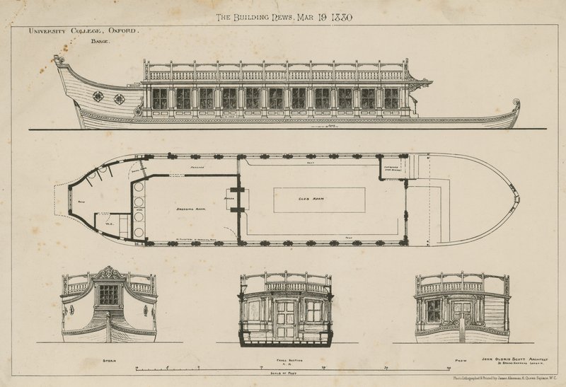 A University College Barge tervei alkotó: English School