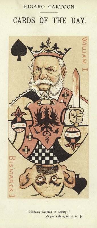 Kártyajáték I. Vilmossal és Otto von Bismarckkal alkotó: English School