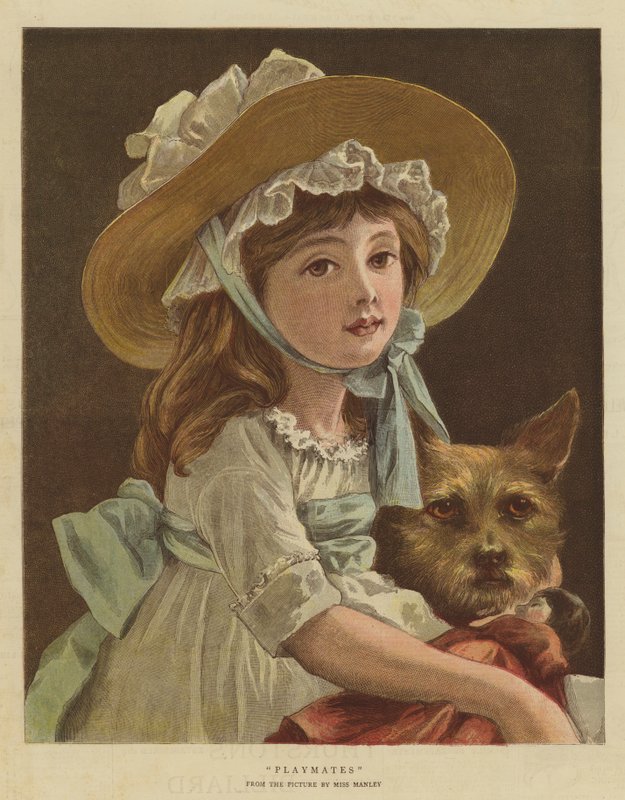 Playmates (chromolitho) alkotó: English School