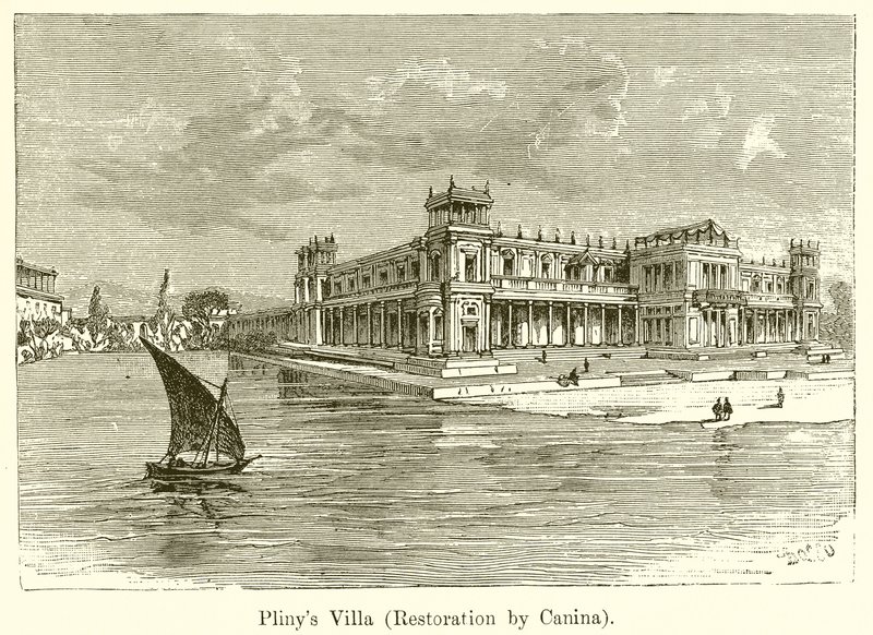 Plinys villa (Canina restaurálása) alkotó: English School