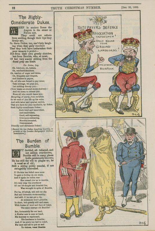 Politikai karikatúrák alkotó: English School