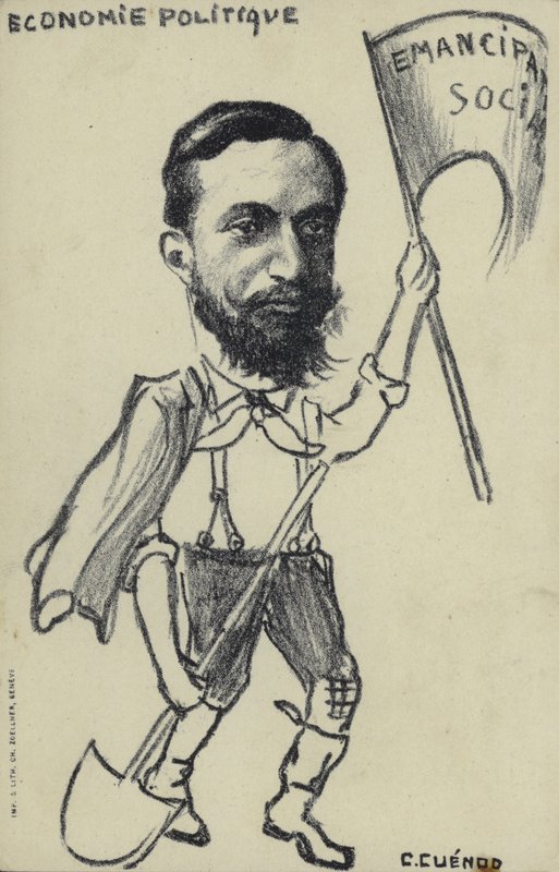 Politikai gazdaságtan rajzfilm (litho) alkotó: English School