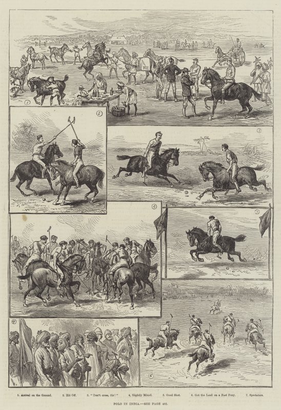 Polo Indiában (metszet) alkotó: English School