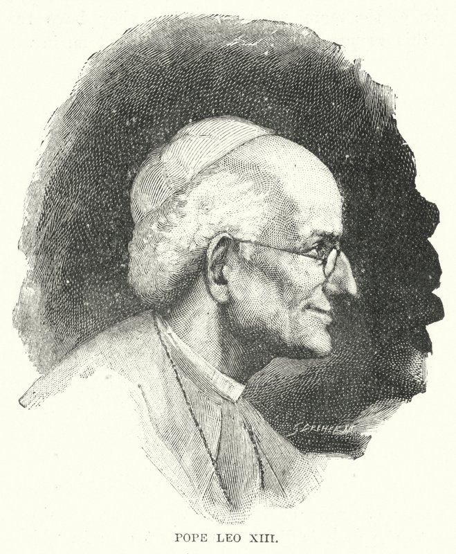 XIII. Leó pápa (litho) alkotó: English School