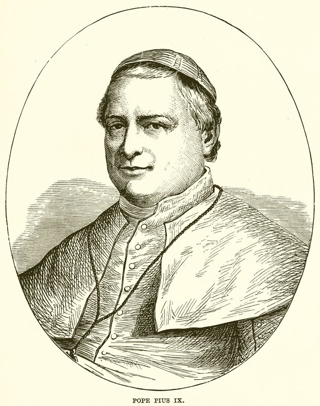 Pius pápa IX alkotó: English School