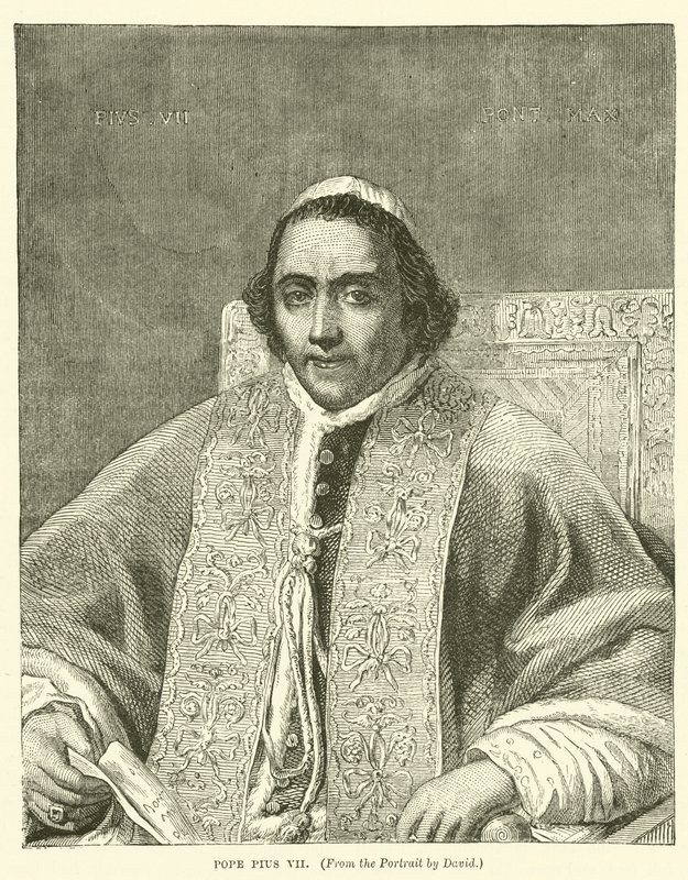 Pius pápa (metszet) alkotó: English School