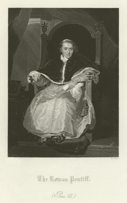 Pius pápa VII alkotó: English School