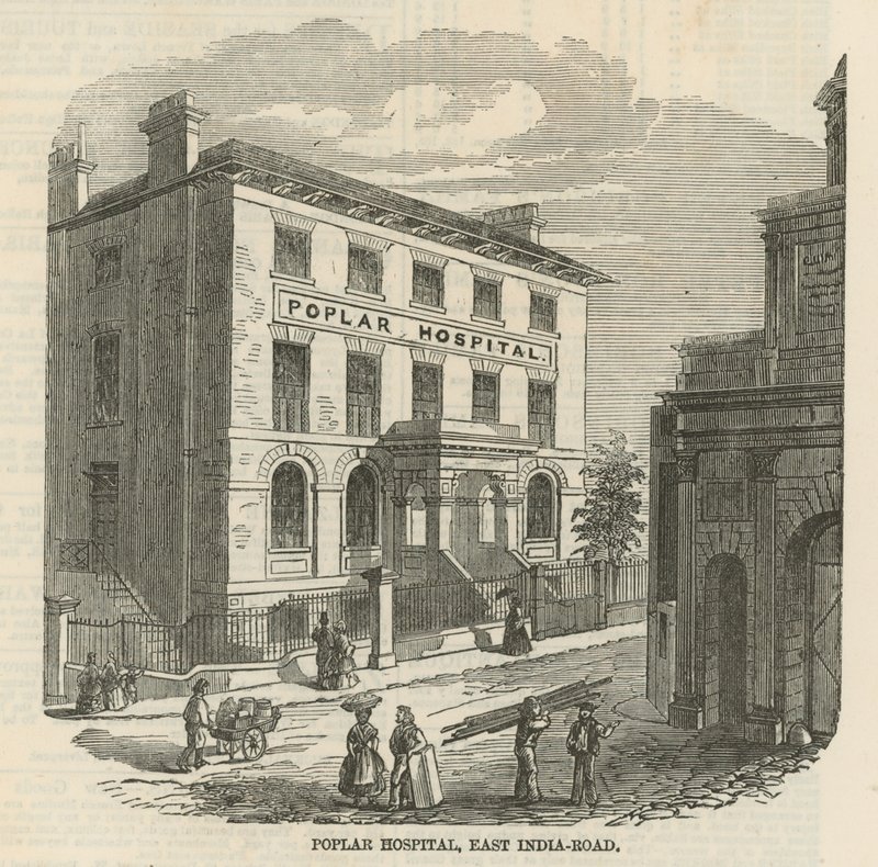 Poplar Hospital, East India Road, London alkotó: English School
