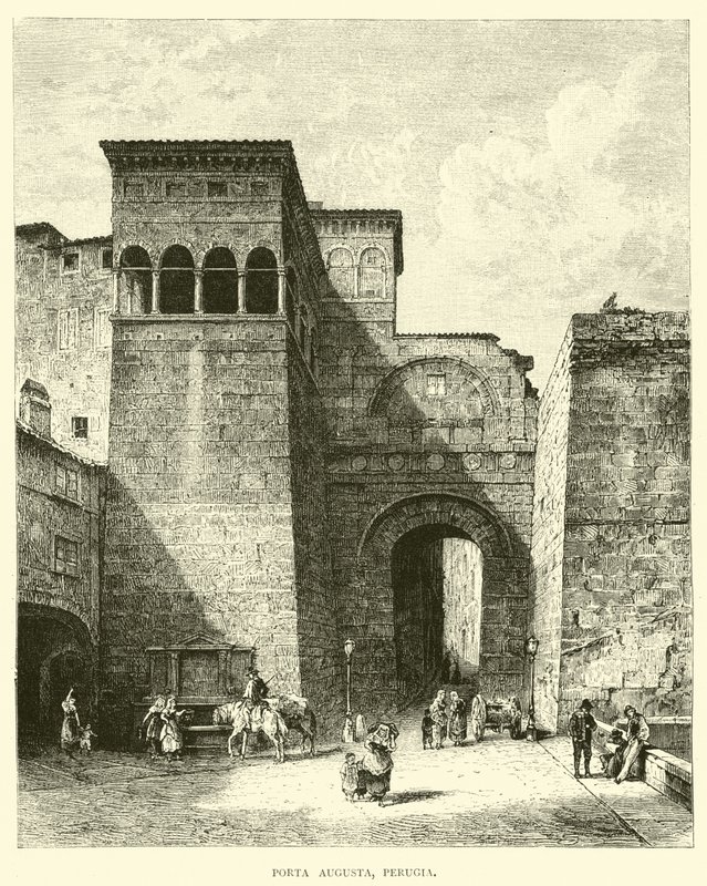 Porta Augusta, Perugia alkotó: English School