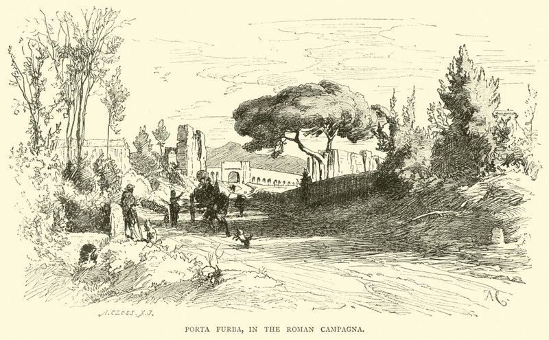 Porta Furba, a római Campagna alkotó: English School