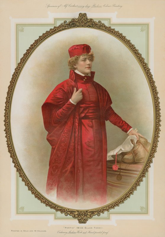 Portia, Miss Ellen Terry alkotó: English School