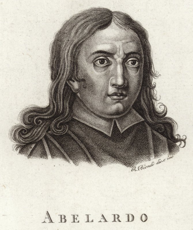 Abelardo portréja alkotó: English School
