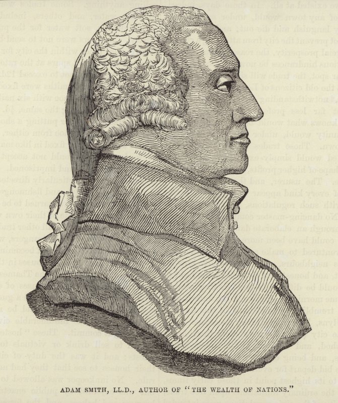 Adam Smith portréja alkotó: English School