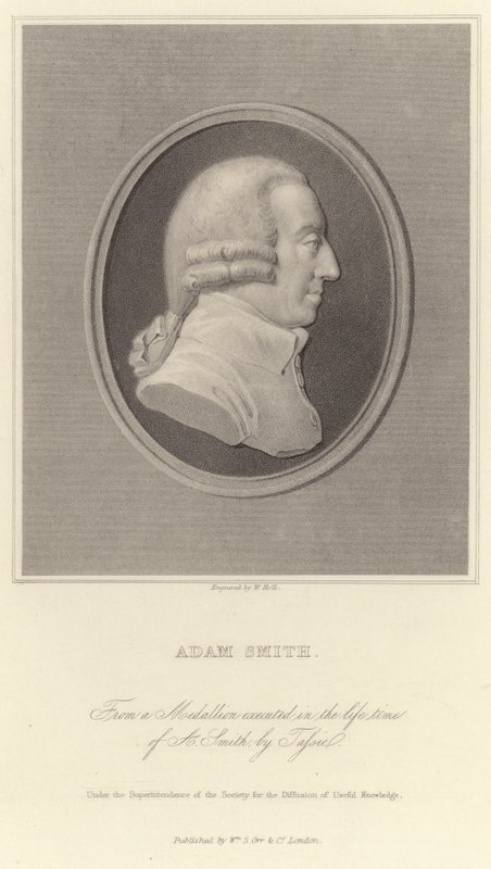 Adam Smith portréja alkotó: English School