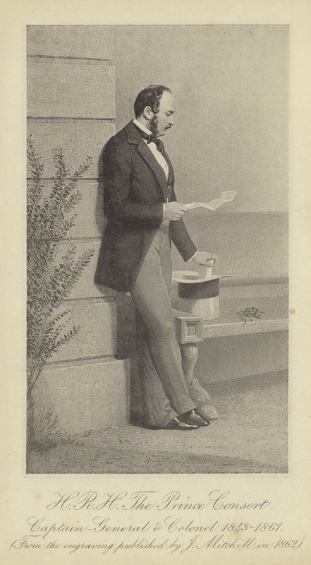 Albert, a herceg hitvese portréja alkotó: English School