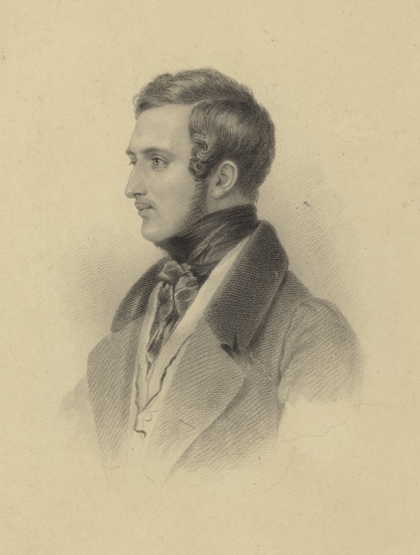 Albert, a herceg hitvese portréja alkotó: English School