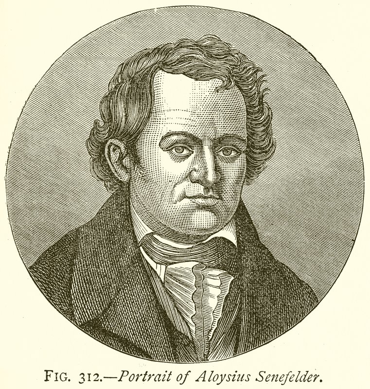 Aloysius Senefelder portréja alkotó: English School