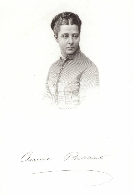 Annie Besant portréja alkotó: English School