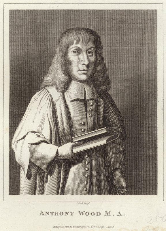 Anthony Wood portréja alkotó: English School
