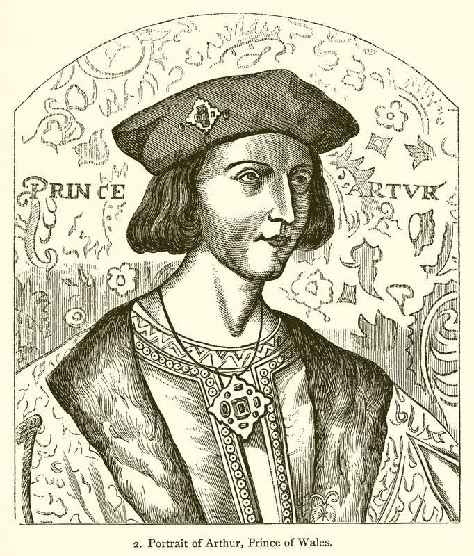 Arthur, walesi herceg portréja alkotó: English School
