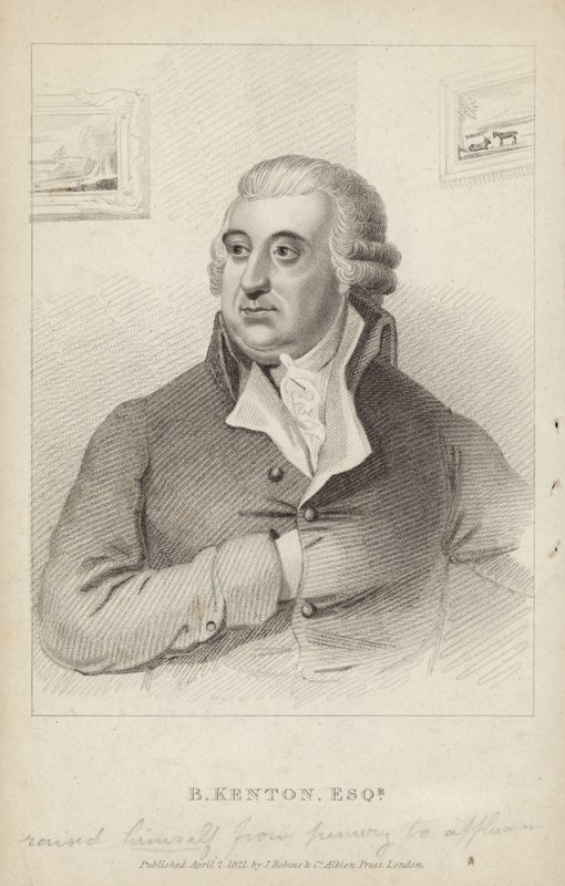 Benjamin Kenton portréja alkotó: English School