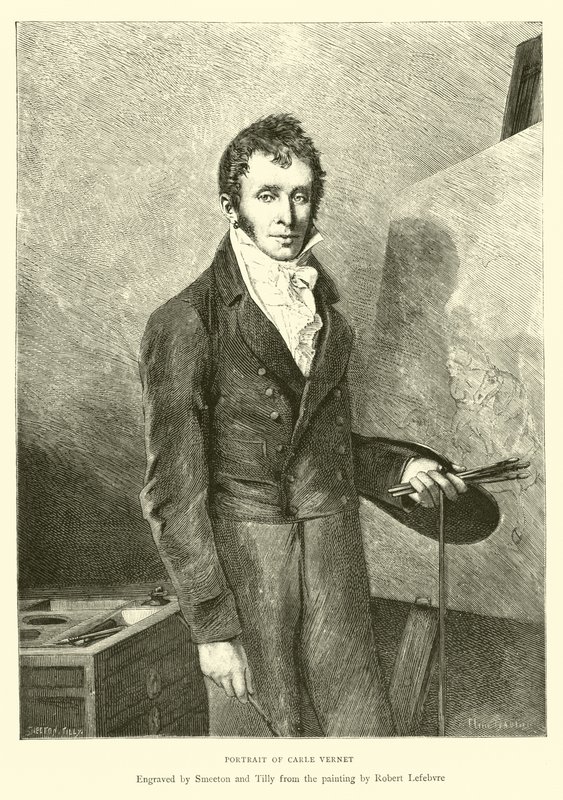 Carle Vernet portréja alkotó: English School