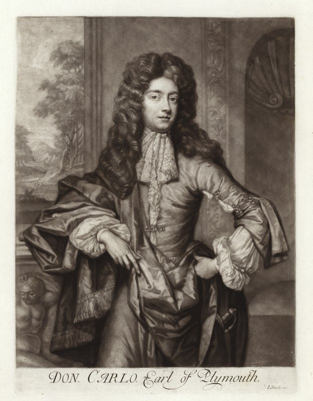 Charles Fitzcharles, Plymouth grófjának portréja alkotó: English School