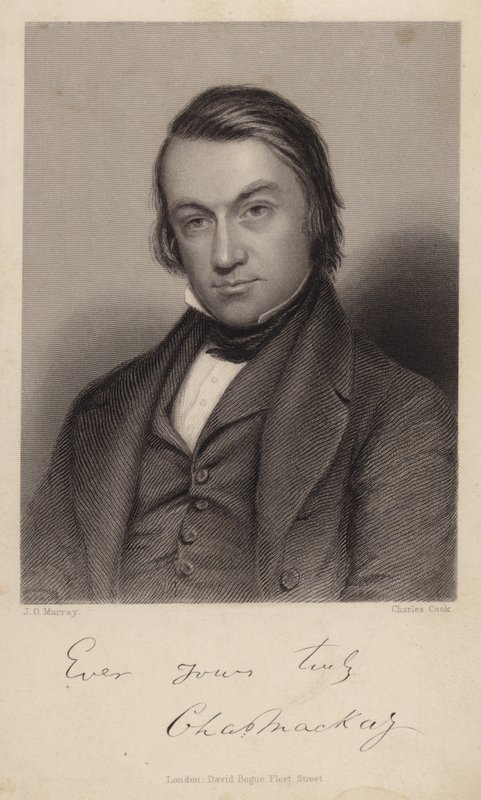 Charles MacKay portréja alkotó: English School