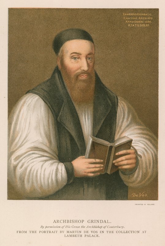 Edmund Grindal portréja alkotó: English School