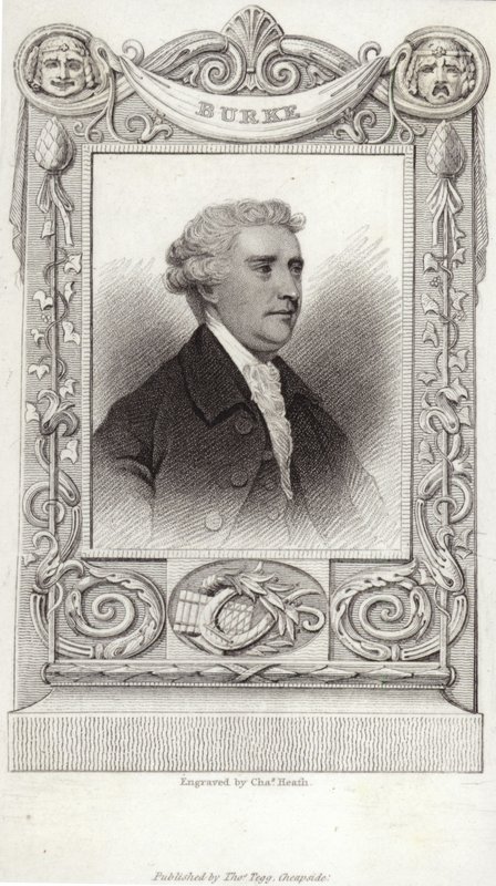 Edmund Burke portréja alkotó: English School