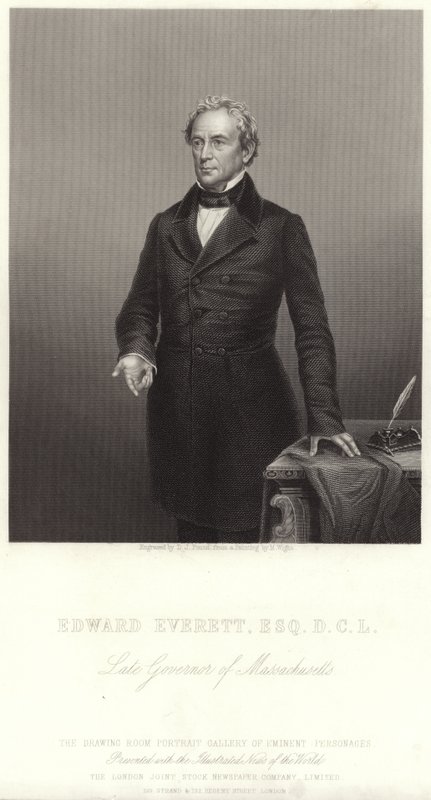 Edward Everett portréja alkotó: English School