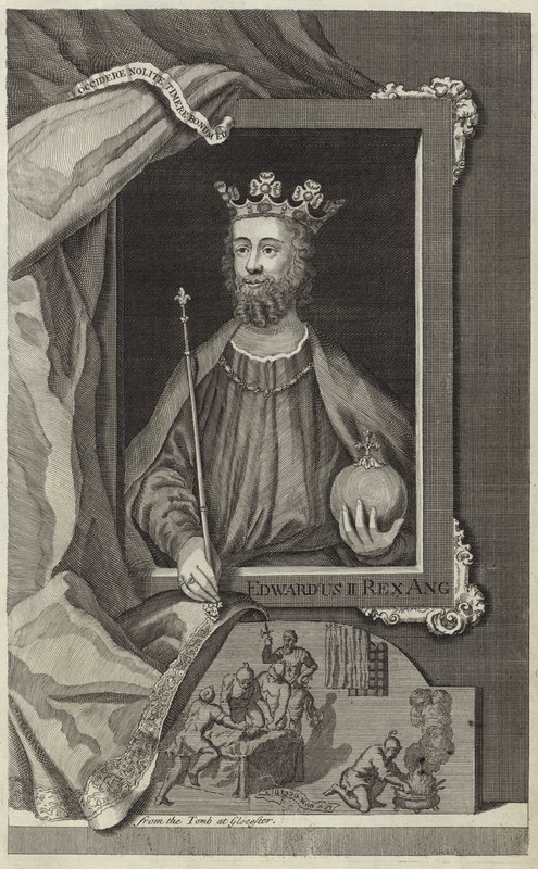 Anglia II. Edward portréja alkotó: English School