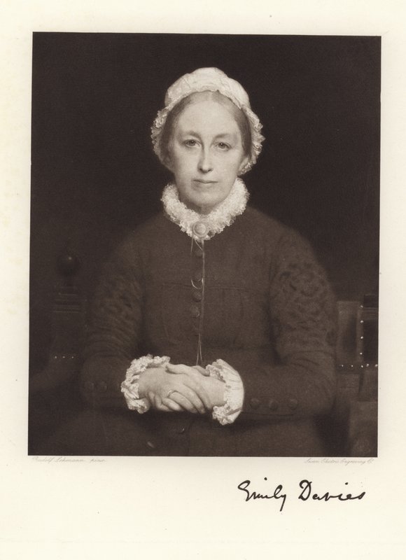 Emily Davies portréja alkotó: English School