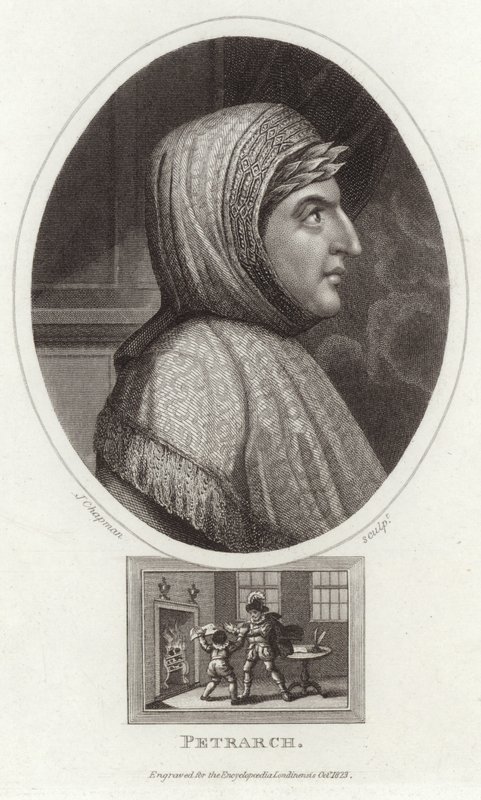 Francesco Petrarch portréja alkotó: English School