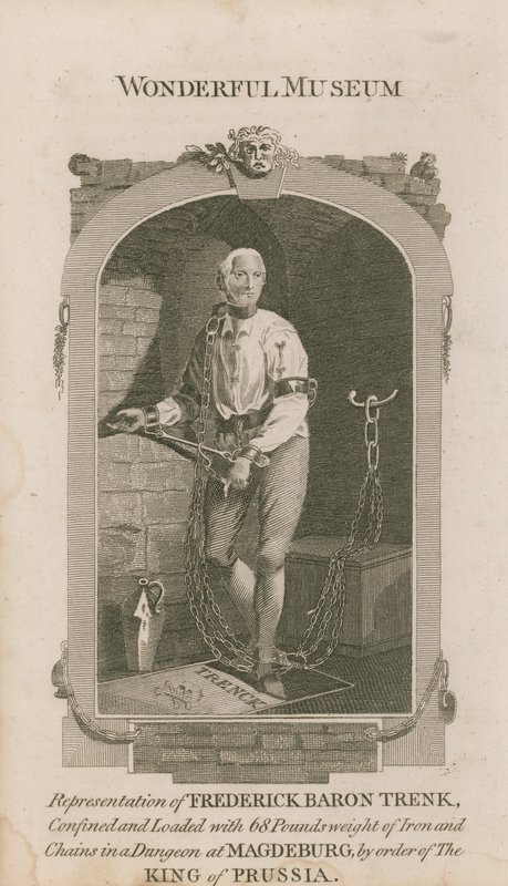 Frederick Baron Trenk portréja alkotó: English School