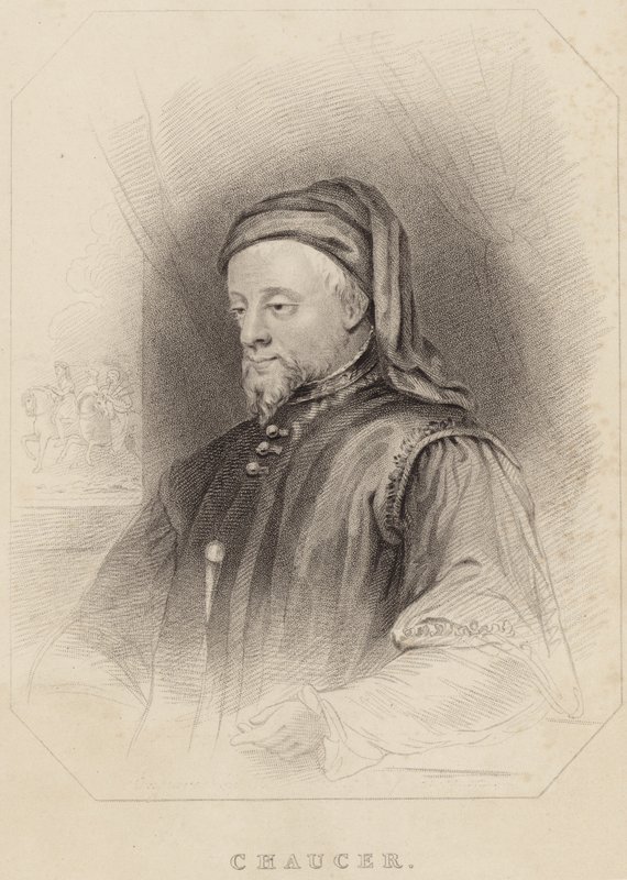 Geoffrey Chaucer portréja alkotó: English School