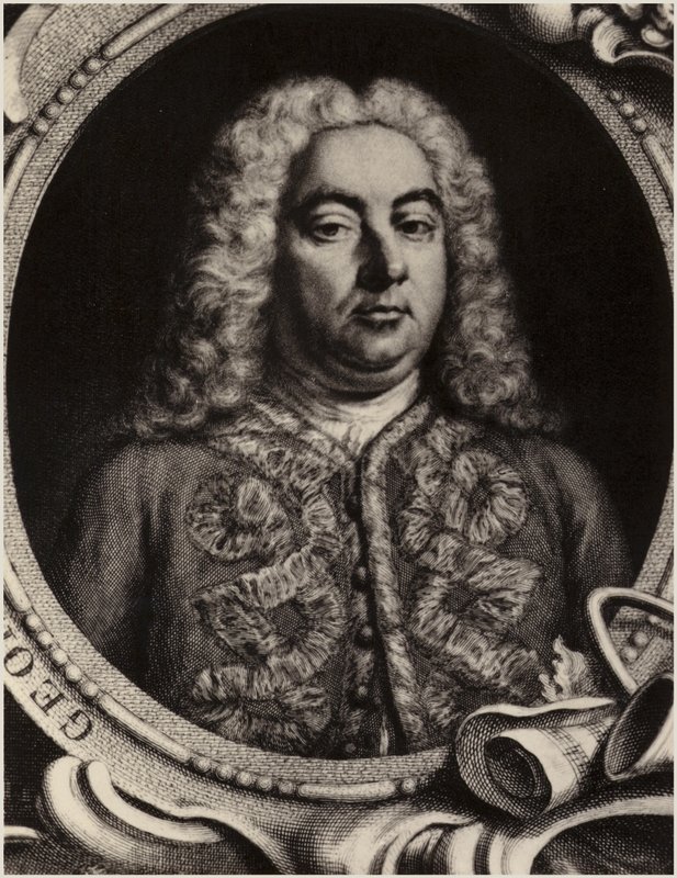 George Friedrich Händel portréja alkotó: English School