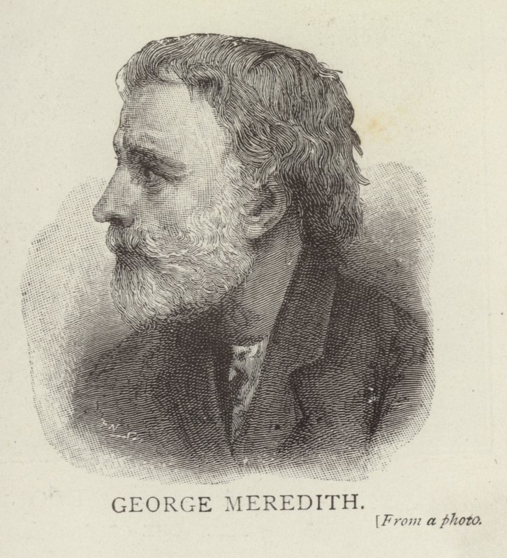 George Meredith portréja alkotó: English School