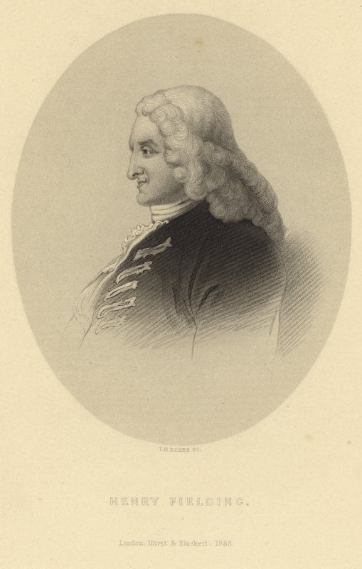 Henry Fielding portréja alkotó: English School