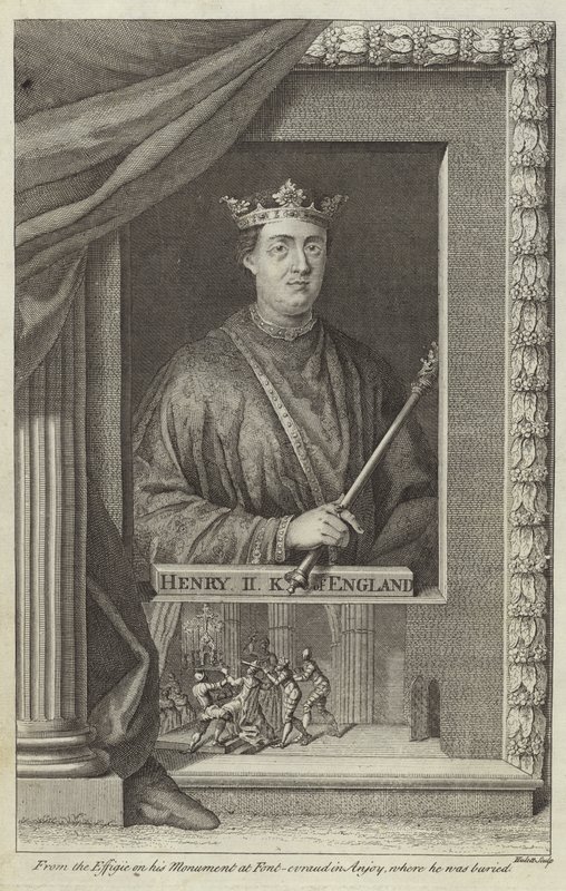 II. Henrik angol portréja alkotó: English School