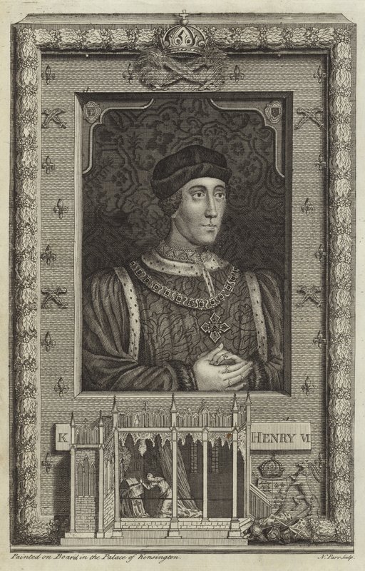 Henrik angol portréja alkotó: English School