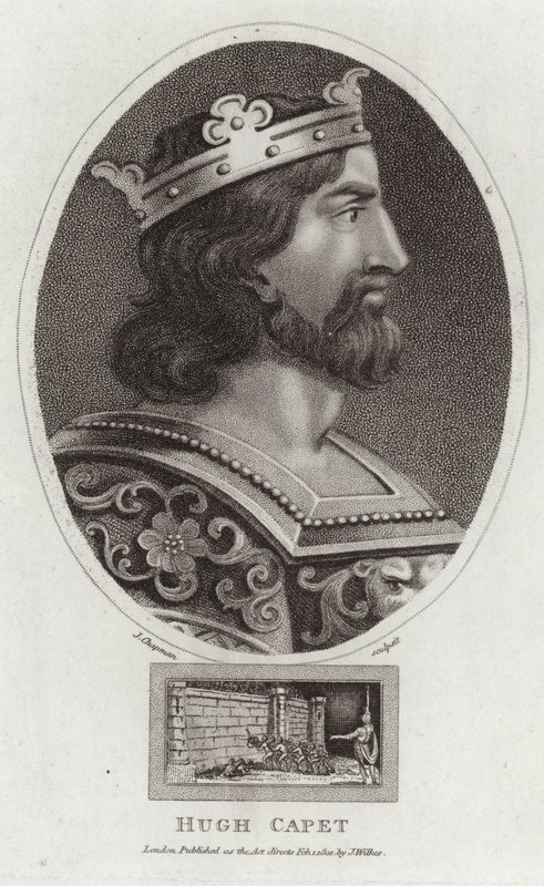 Hugh Capet portréja alkotó: English School