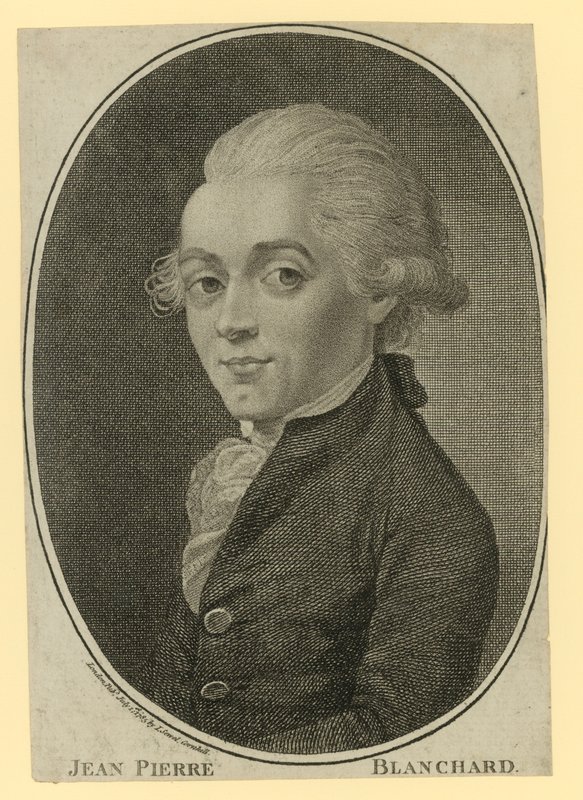 Jean-Pierre Blanchard portréja alkotó: English School