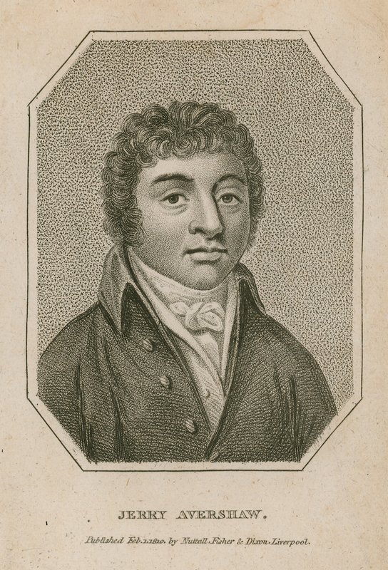 Jerry Avershaw portréja alkotó: English School