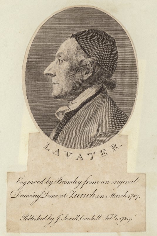 Johann Kaspar Lavater portréja alkotó: English School