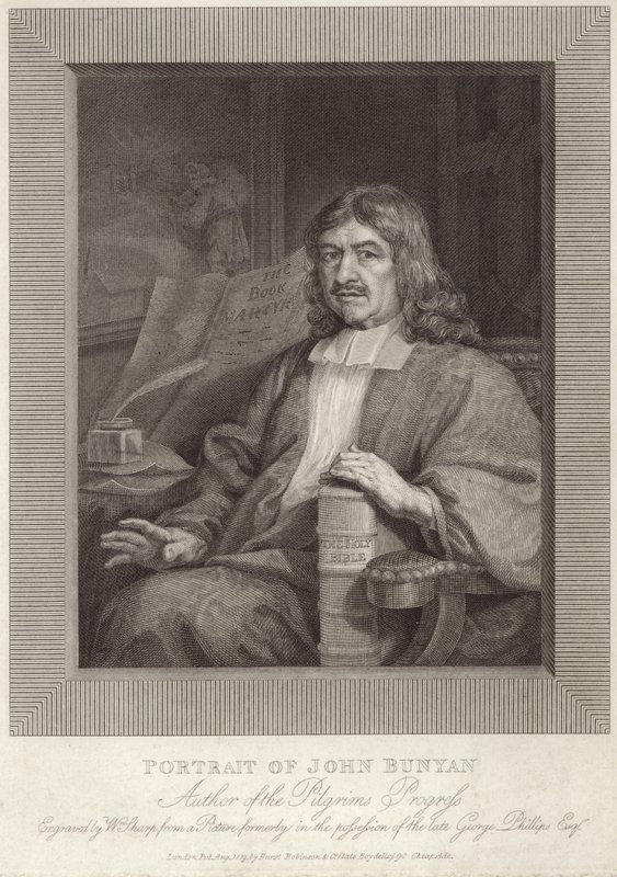 John Bunyan portréja alkotó: English School