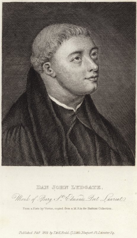 John Lydgate of Bury portréja alkotó: English School