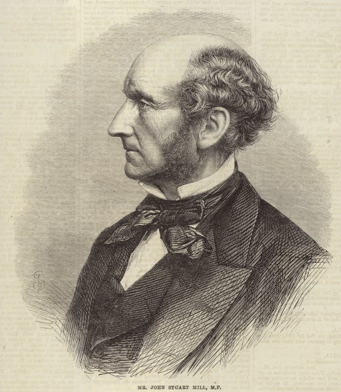 John Stuart Mill portréja alkotó: English School