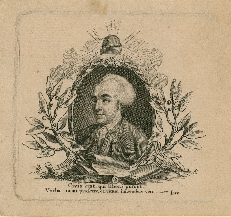 John Wilkes portréja alkotó: English School